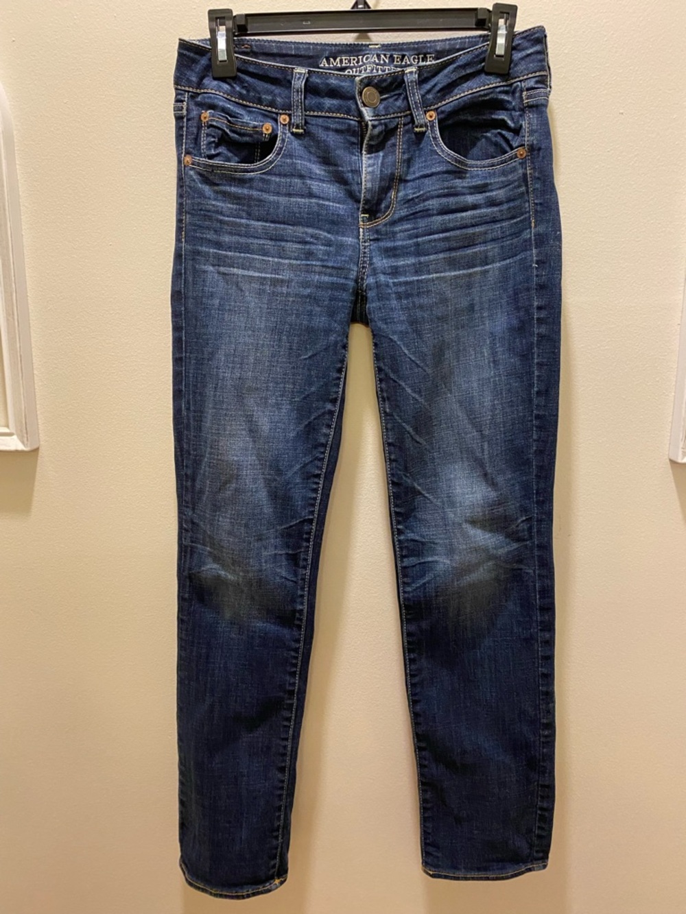 American Eagle Outfitters Women's Dark Wash Skinny Jeans